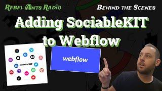 Adding SociableKIT to our NFT Webflow Site