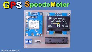 Arduino GPS Speedometer  Code + library + PCB