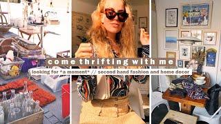 COME THRIFTING WITH ME // finding *scoops* of second hand fashion and home decor