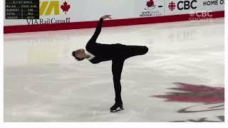 2022 Canadian tire National Figure Skating Championships. Senior Men SP. Nam Nguyen