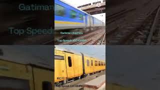 Gatiman Express Vs Tejas Express Speed Comparison | Indian Railways