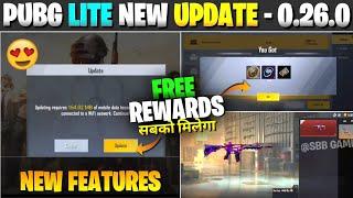 Pubg Mobile Lite New Update 0.26.0  | Get Free Rewards, New Crate And All New Features |