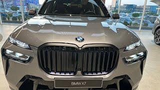 BMW X7 xDrive 40i 3.0 Wagon AWD 6 Doors 2025 Luxurious and Spacious SUV Walk Around Details View.