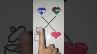 free Palestine ️ ️ #viral #art #palestine #shorts #craft #10million #indonesia #pakistan