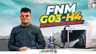 FNM G03-H4 Motorcycle LED Headlight Review | Ultimate Performance Test !