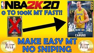 How To Make Fast MT (Without Sniping) on NBA 2K20 Auction House