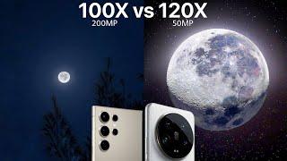 Xiaomi 14 Ultra VS Galaxy S24 Ultra Live Zoom Test Comparison