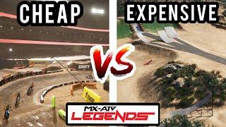 CHEAP VS EXPENSIVE MAPS IN MX VS ATV LEGENDS!