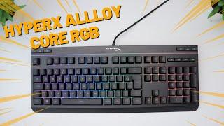 HYPERX ALLOY CORE RGB, ABNT2, PRETO - TECLADO GAMER DE MEMBRANA QUE ME SURPREENDEU!!