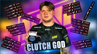 14 minutes s1mple plays like the GOD OF CLUTCHES