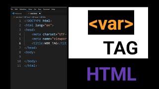 Var Tag in HTML | what is var tag