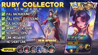 New | Script Skin Ruby Collector prismatic Plume No Password | Full Effect Voice | Patch Terbaru