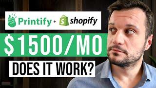 How To Make Money Online with Printify + Shopify | Print-On-Demand Dropshipping Business (2024)