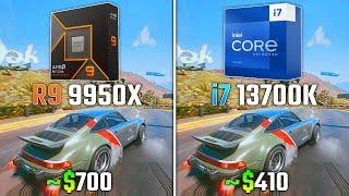 RYZEN 9 9950X vs INTEL i7-13700K | Test in 6 Games