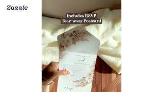 All-In-One Wedding Invitations at a Glance #allinoneweddinginvitations #customwedding