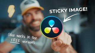 TRACKING: How to Stick an IMAGE OR LOGO to a MOVING Object [FREE] DaVinci Resolve 19 Tutorial