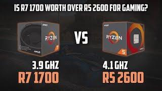 Ryzen 7 1700 vs Ryzen 5 2600 | Is Ryzen 7 better for Gaming? | 1080P, 1440P, 2160P Benchmarks