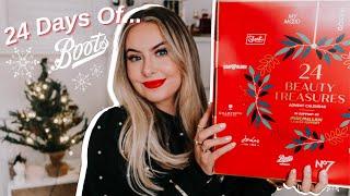 BOOTS BEAUTY ADVENT CALENDAR REVIEW AND UNBOXING 2021. Liz Earle, No7, Soap And Glory.