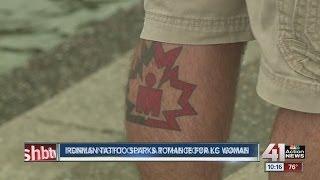 Ironman tattoo sparks romance for KC woman