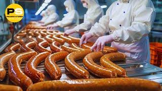 You Won't Believe How German Sausages Are Made: Production Process Line | The Art Of Sausage Making