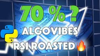 ROASTING  Algovibes RSI Trading Strategy [70% Winning Rate]