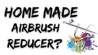 The ONLY video you NEED about home made reducer for waterbased airbrush paint!