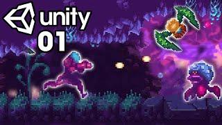 Make an 2D Metroidvania in Unity (Part1 | Project Setup + Moving The Player +  Jumping)