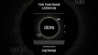 Sound for audio test. Range 1-22kHz (Logarithmic Scale) #frequency #sound #hz #audio #onlinesound