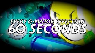 BFDIA 15 But Every G-Major Effects in 60 Seconds [1-29]