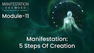 Module 11 : Manifestation: 5 Steps Of Creation