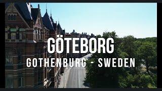 4K Göteborg / Gothenburg - Sweden. Drone video with relaxing music