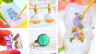 Top 9 Cool Epoxy Accessories You'll Love || Gorgeous handmade jewelry / cutest jewelry DIY