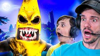 CUIDADO COM A BANANA ASSUSTADORA NO FORTNITE - Família Brancoala