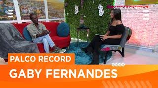 Gaby Fernandes dos Irmãos Verdades em entrevista para o Palco Record