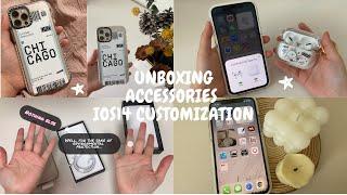 iPhone12 Pro gold 256GB unboxing+Casetify accessories+ios14 customization [ASMR.]  开箱金色iPhone 12 Pro