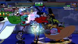 NICK54222 MUGEN: Team Mickey Mouse VS Team Goofy (Totalcheese)