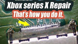 Xbox Series X All New & Easier way to solder an HDMI connector. Don't miss it.