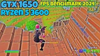 Best gpu for fortnite competitive GTX 1650 OC + Ryzen 5 3600  ( Budget Pc for best performance)