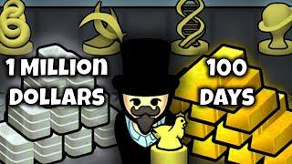 1 MILLION DOLLARS IN 100 DAYS? (First Attempt) | Rimworld