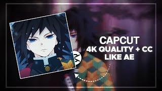 How to Get Ae-Like 4K Quality on Mobile || CapCut Tutorial...