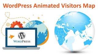 How to add visitors counter on sidebar of wordpress website Advance Animated Visitors Globe Map