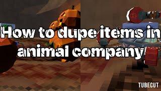 How to dupe items in animal company #animalcompany #itemduping #gamingtips #virtualworld #cheats