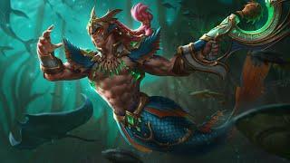 Animated Wallpaper: Mernos Jenos (Merman) - Paladins Splash Art / Wallpaper Engine