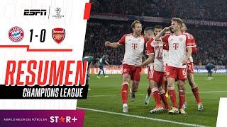¡LOS BÁVAROS ELIMINARON A LOS GUNNERS Y SON SEMIFINALISTAS! | Bayern Munich 1-0 Arsenal | RESUMEN