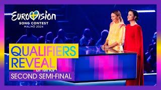 Second Semi-Final qualifiers reveal | Eurovision 2024 | #UnitedByMusic 