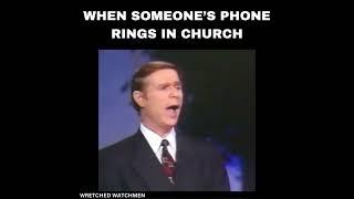 When The Phone Rings In Church #church #comedy #phone