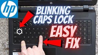 Hp Laptop No Display Caps Lock Blinking (FIXED) BIOS Recovery Reinstall with USB