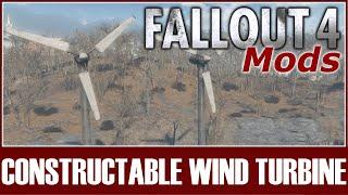 Fallout 4 Mods - Constructable Wind Turbine