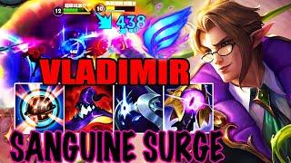 WILD RIFT VLADIMIR MID GAMEPLAY | SANGUINE SURGE - VLADIMIR BUILD RUNES