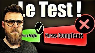 Réussirez-vous le Test : Phrase Simple ou Phrase Complexe ?